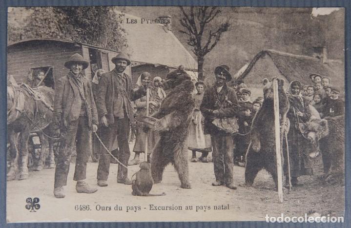 Fotografia antiga: Postal Les Pyr&eacute;nees - Excursion au pays natal