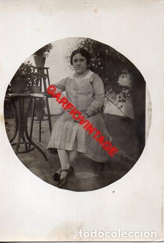 Antique Photography: ANTIGUA POSTAL FOTOGRAFICA DE UNA DAMA