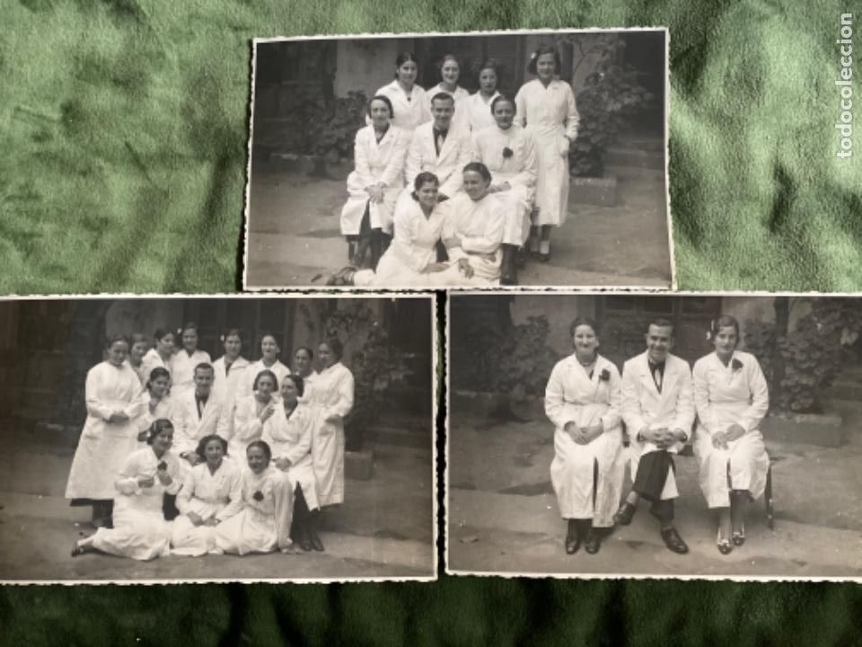 Fotografia antica: LOTE FOTOGRAF&Iacute;AS ANTIGUAS M&Eacute;DICO Y ENFERMERAS A&Ntilde;OS 60