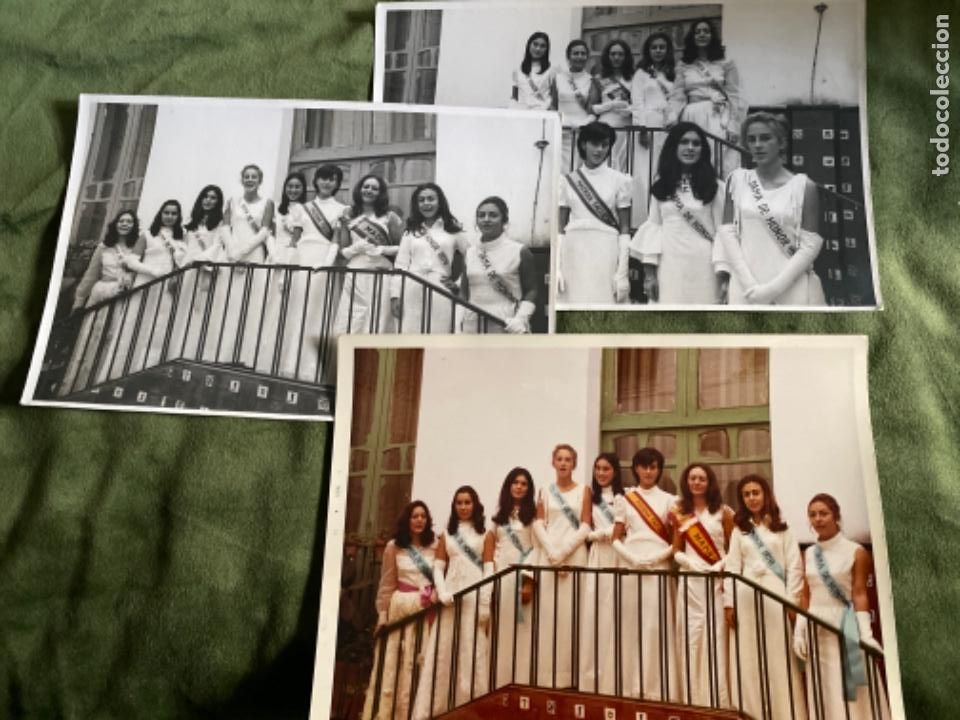 Fotografia antiga: FOTOGRAFÍAS ANTIGUAS MADRINAS DE HONOR UNIVERSIDAD BADAJOZ FOTO EMILIO 1970