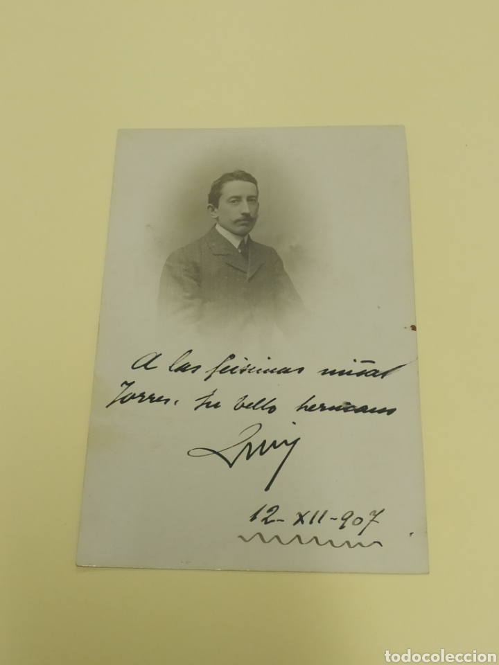 Alte Fotografie: TARJETA POSTAL - 1907 - RETRATO D.LUIS ROBINET VOLAIT - ING. DE CAMINOS