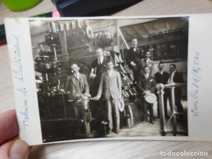 Alte Fotografie: ANTIGUA FOTOGRAFIA.SE&Ntilde;ORES EN FABRICA DE ELECTRICIDAD.SEVILLA 1920.SEVILLANA?
