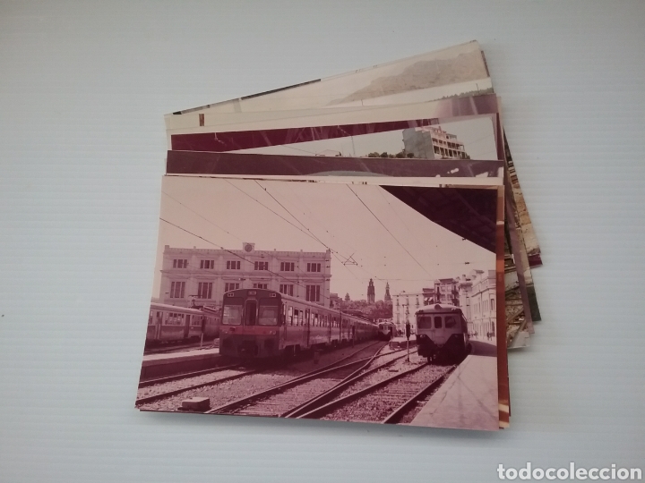 Antique Photography: Lote de 15 fotos de trenes