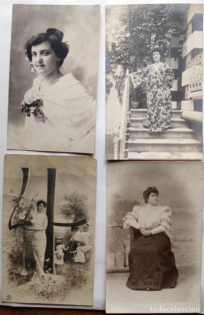 Fotografia antica: LOTE 4 POSTALES FOTOGRAFICAS