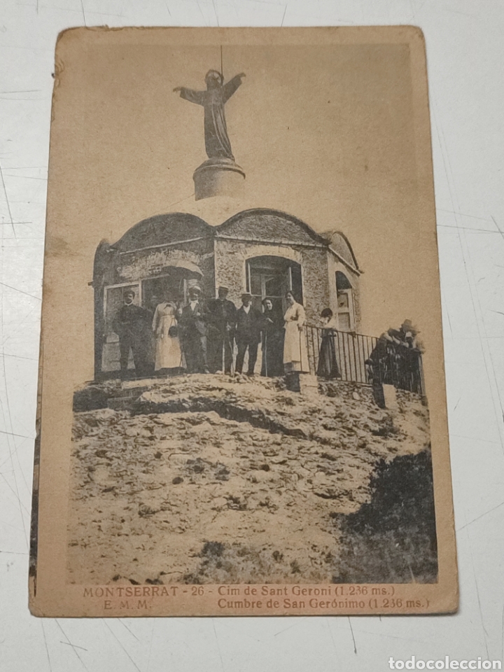 Fotografia antica: Tarjeta Postal Monserrat Cumbre San Geronimo