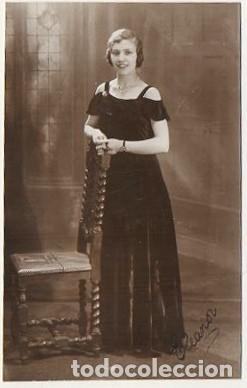 Fotografia antica: FOTO POSTAL SIN CIRCULAR, RETRATO DE SE&Ntilde;ORA - ALBUMINA-3130