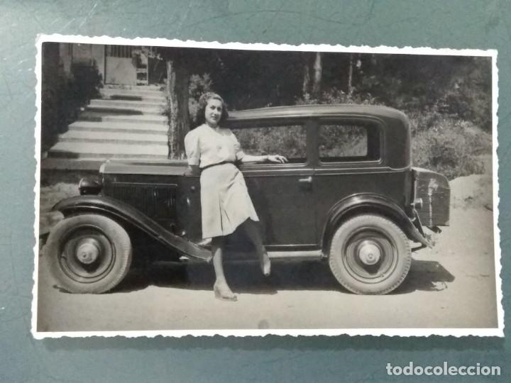 Alte Fotografie: FOTOGRAFIA COCHE ANTIGUO