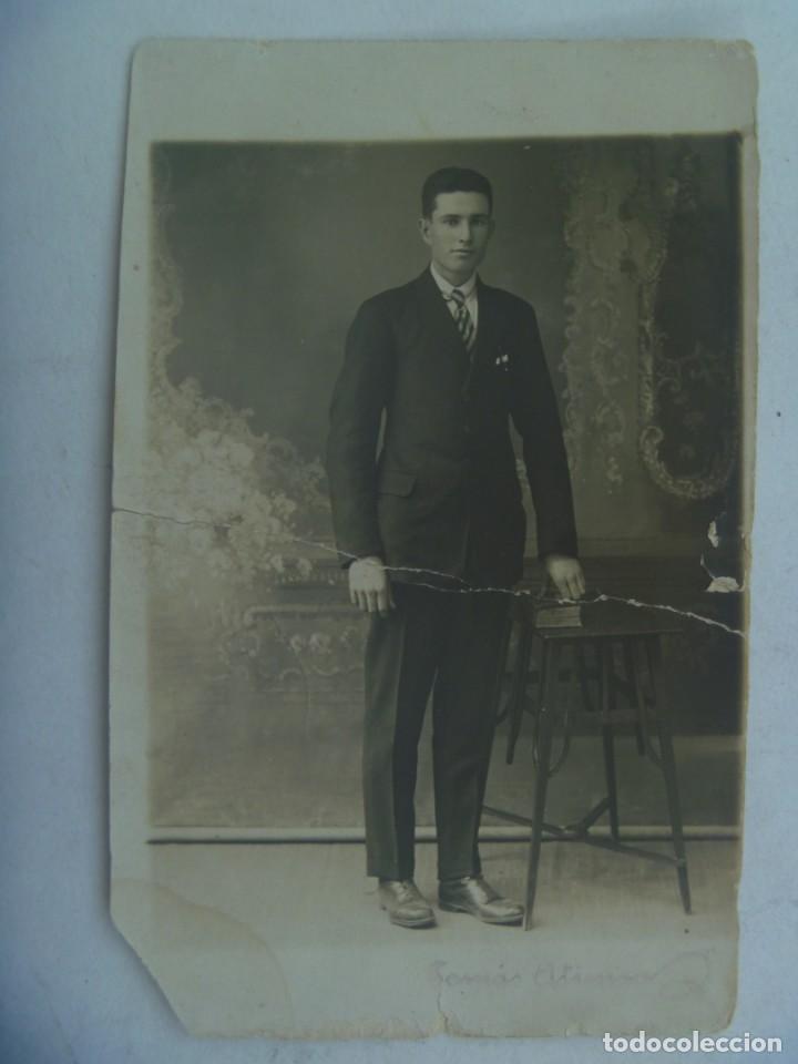 Alte Fotografie: BONITA FOTO DE ESTUDIO DE SE&Ntilde;OR ELEGANTE, PRINCIPIOS DE SIGLO