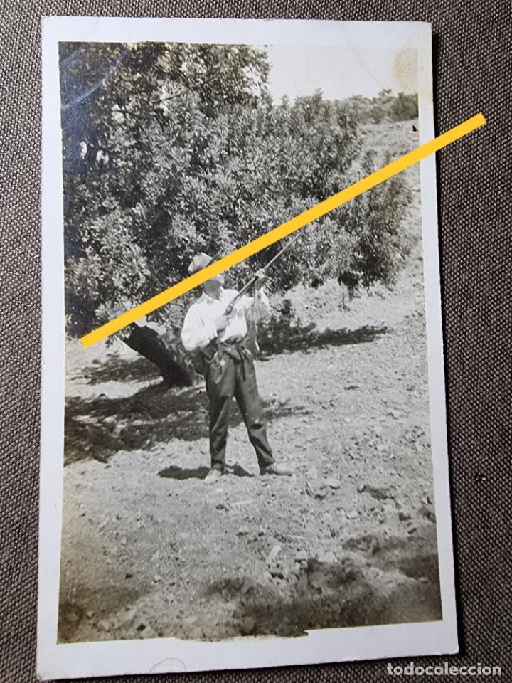 Alte Fotografie: Antigua fotograf&iacute;a postal. Cazador . A&ntilde;os 30.