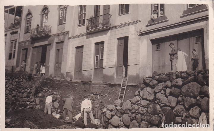 Alte Fotografie: CANARIAS SANTA CRUZ DE LA PALMA - RIADA ENERO 1957 - FOTO PERERA