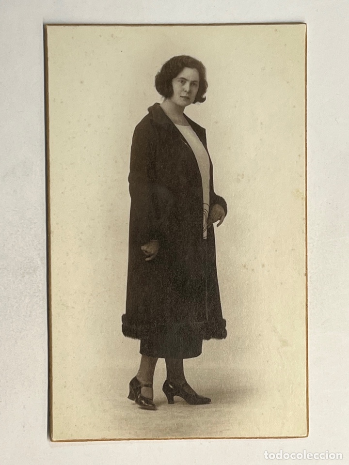 Fotografia antica: FOTOS CASA GARCIA - BOLDUN. Retrato Estudi&oacute; Joven valenciana (h.1920?)