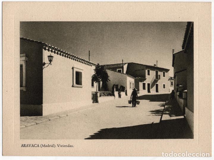 Alte Fotografie: MADRID.- ARAVACA.- VIVIENDAS. 17,5X13.
