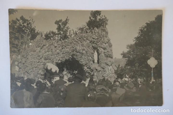 Fotograf&iacute;a antigua: SANTUARIO VIRGEN LOURDES PRINCIPIO S XX