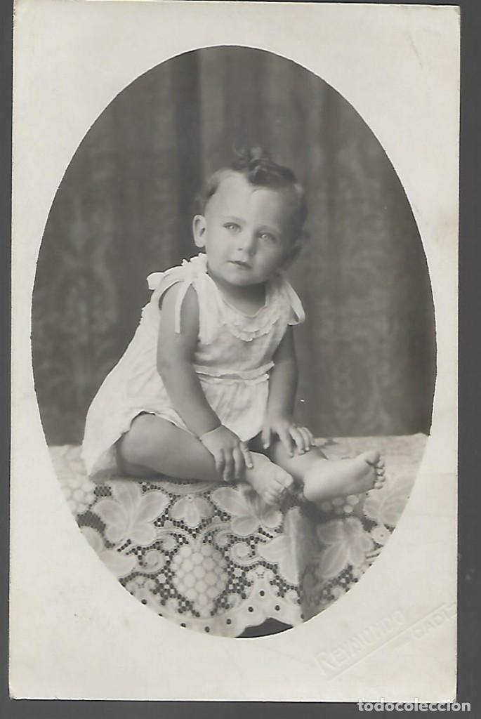 Antique Photography: CADIZ.-POSTAL FOTO. --REYMUNDO- TEMA- NI&Ntilde;O- VER FOTOS