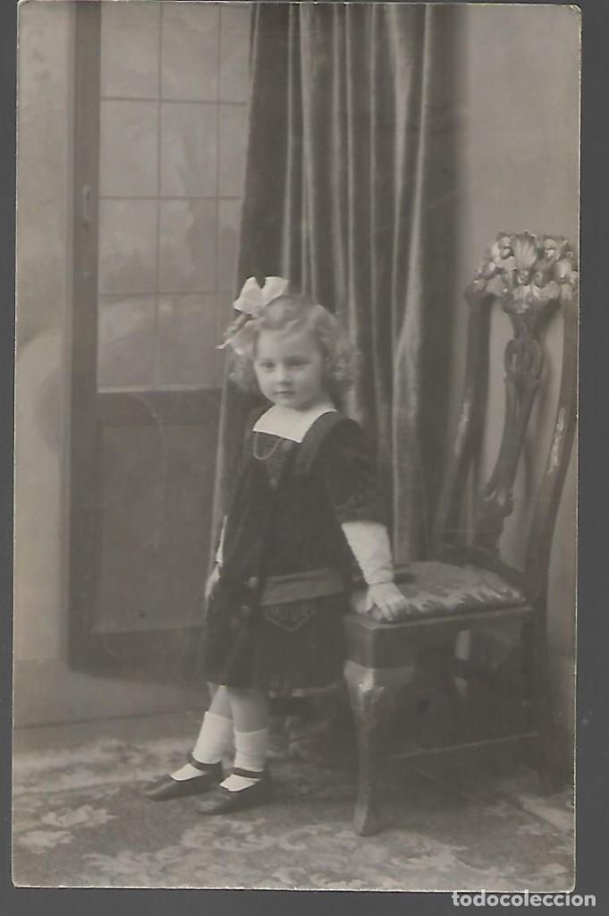 Antique Photography: -POSTAL FOTO. - NI&Ntilde;O- VER FOTOS