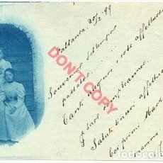 Fotografía antigua: 1899, ANTIGUA POSTAL,CIANOTIPIA, SIN DIVIDIR. Lote 325807103