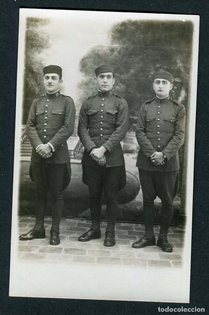 Alte Fotografie: MILITARES. Soldados. F: Jaime Sbert Pretus. c.1910