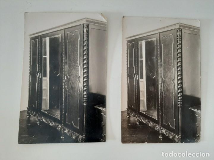 Fotografia antica: 2 POSTALES FOTOGR&Aacute;FICAS. PROBABLEMENTE DE UN CAT&Aacute;LOGO DE MUEBLES