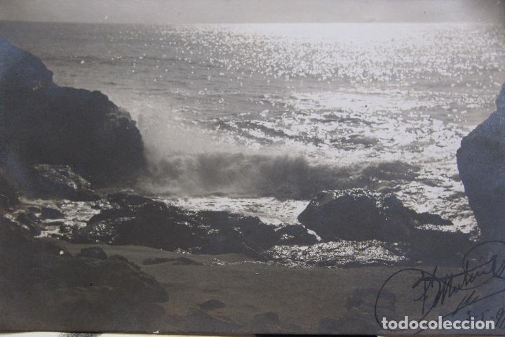 Fotografia antica: FOTOGRAFIA MARITIMA. FIRMADA (VER FOTOS) Y FECHADA EN 1914. 9 X 14 CM