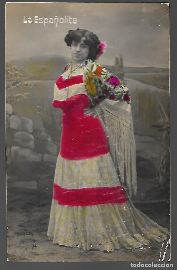 Antique Photography: POSTAL, TRAJE TIPICO- LA ESPA&Ntilde;OLITA- - VER FOTOS