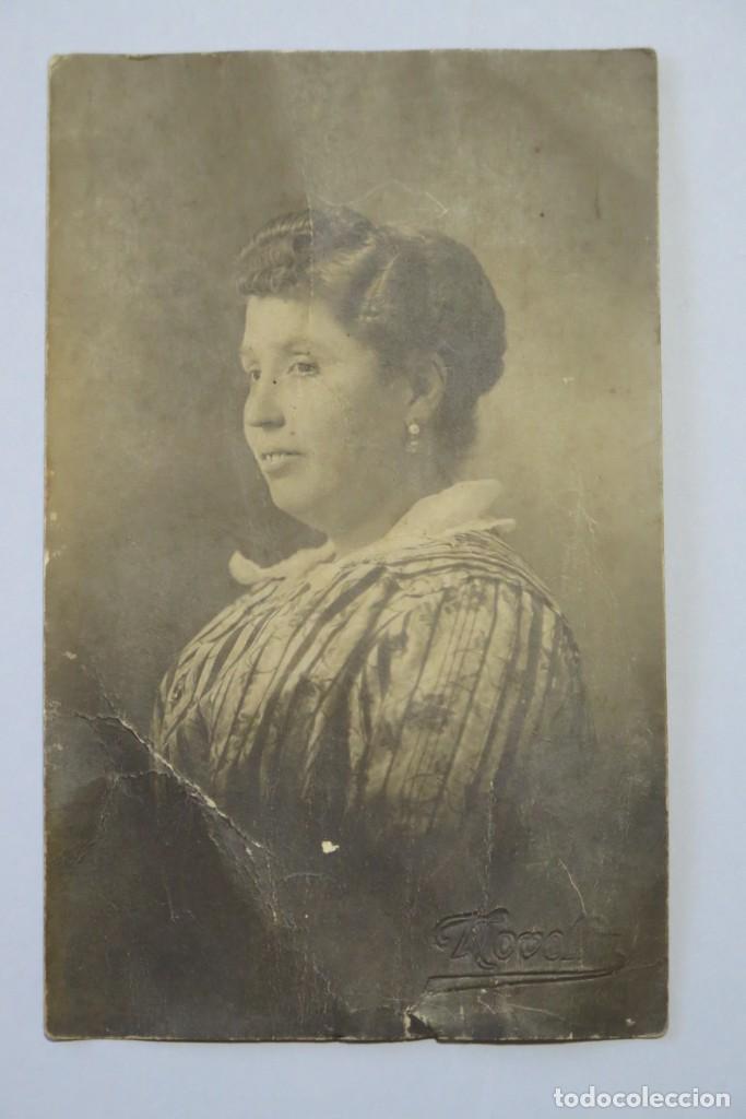 Alte Fotografie: POSTAL FOTOGRAFICA. RETRATO MUJER