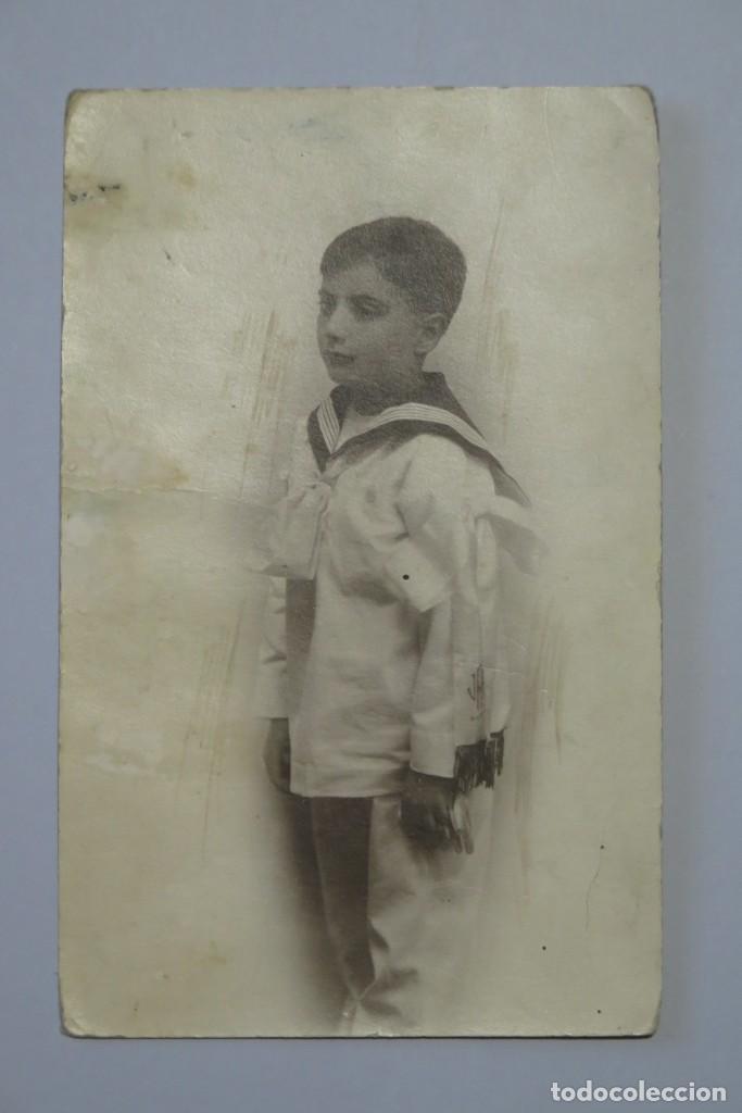 Fotografia antica: POSTAL FOTOGRAFICA. NI&Ntilde;O COMUNION