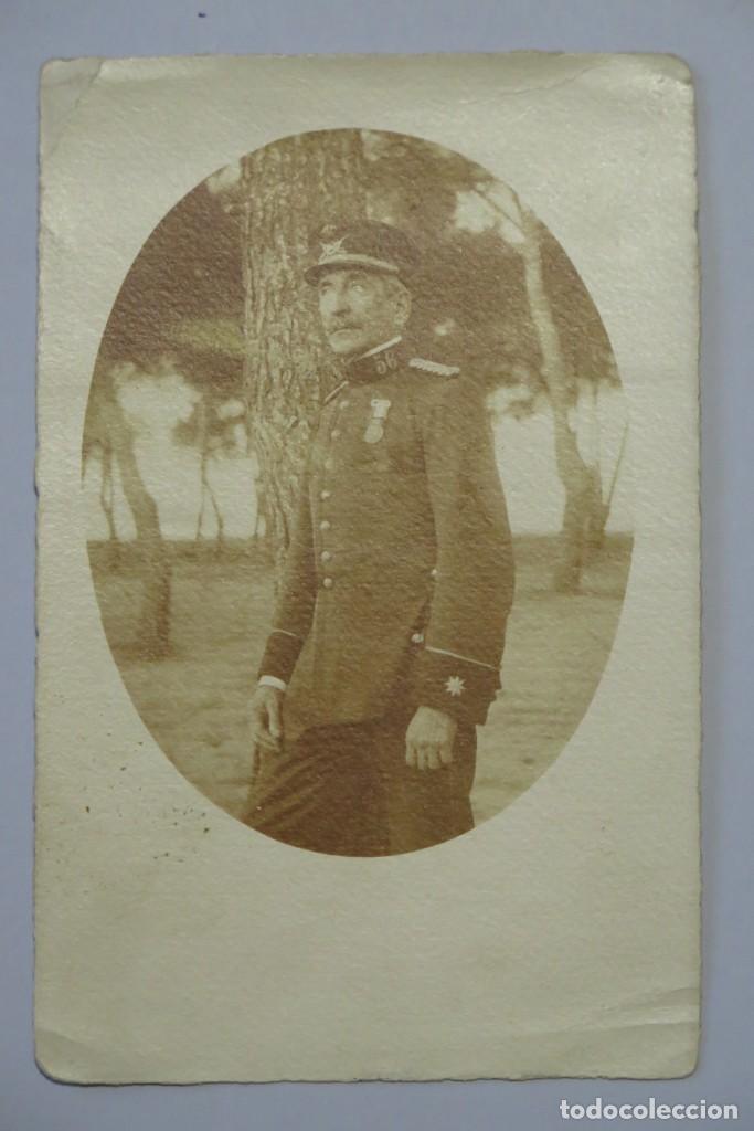 Alte Fotografie: POSTAL FOTOGRAFICA. RETRATO MILITAR CONDECORADO