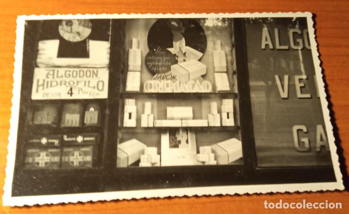 Antique Photography: Tarjeta postal Perfumeria J.Coll jab&oacute;n Cremacacao-Barcelona