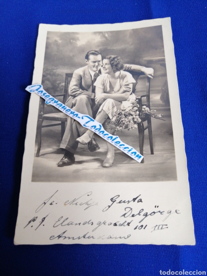 Alte Fotografie: MODELOS POSANDO A&Ntilde;O 1935 TARJETA FOTOGR&Aacute;FICA ANTIGUA