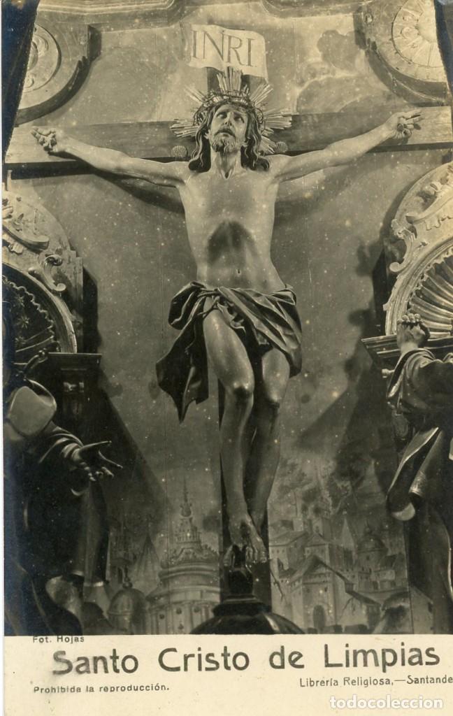 Fotografia antica: POSTAL FOTOGRAFICA. SANTO CRISTO DE LIMPIAS. HOJAS