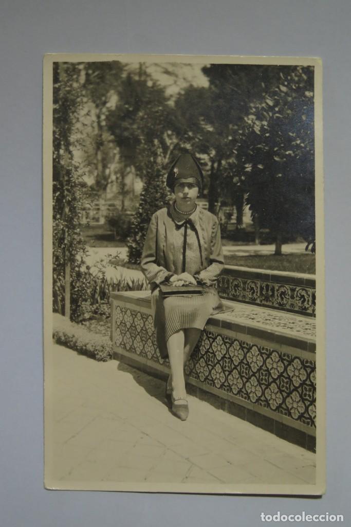 Alte Fotografie: POSTAL FOTOGRAFICA. RETRATO SE&Ntilde;ORA