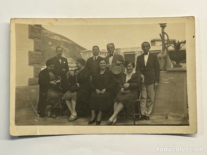 Fotografia antica: CESTONA (Guip&uacute;zcoa) Fotograf&iacute;a en el Balneario&hellip;.. Verano de 1929&hellip;. Med&iacute;das: 14 x 8 cm.,