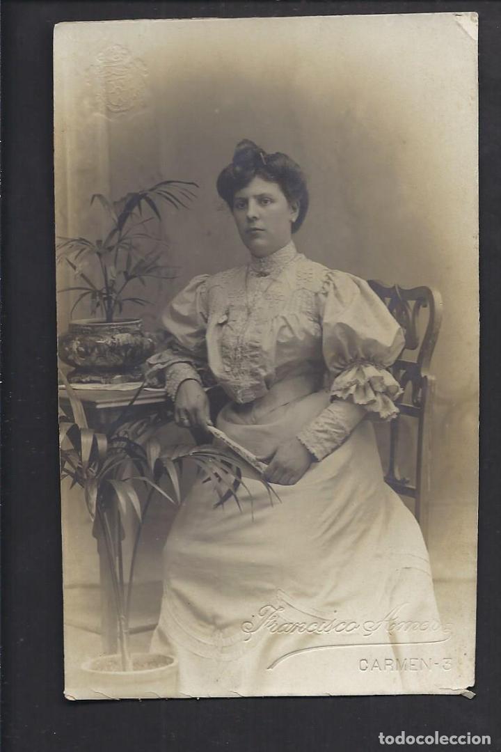 Fotografia antica: Antigua fotograf&iacute;a Se&ntilde;ora. Tarjeta postal