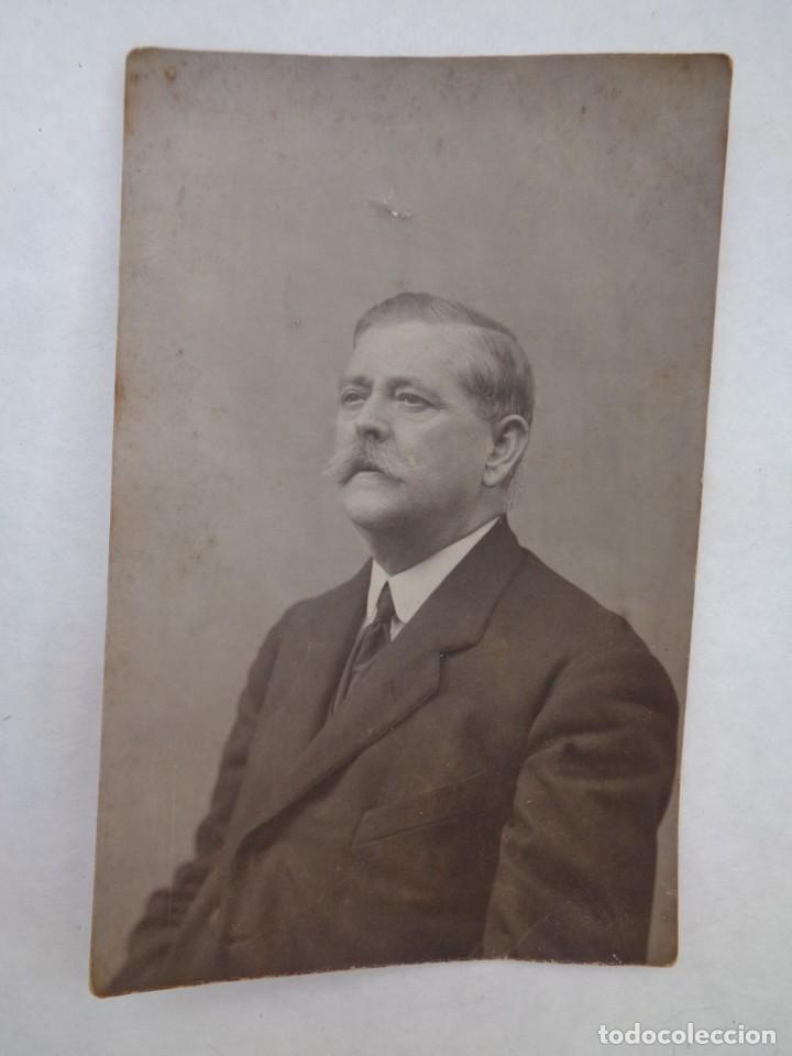 Fotografia antica: BONITA FOTO DE ESTUDIO DE SE&Ntilde;OR ELEGANTE, PRINCIPIOS DE SIGLO