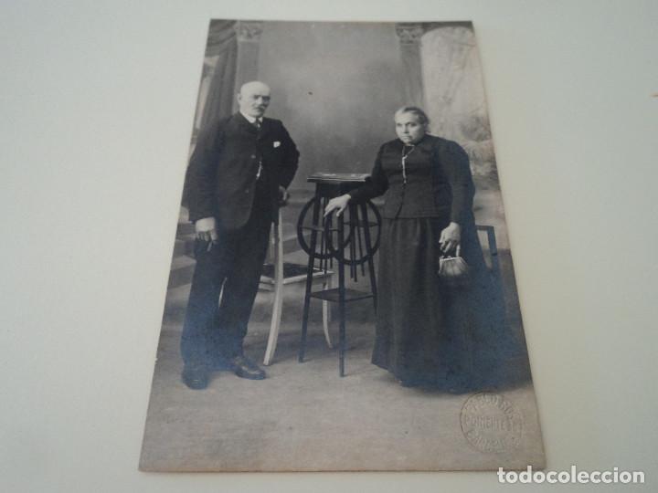 Fotografia antica: ANTIGUA FOTOGRAFIA PABLO ROS, CARTON RIGIDO, PAREJA 14 X 9 CM