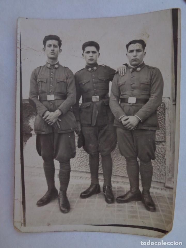 Fotografia antica: MINUTERO DE FOTOGRAFO CALLEJERO DE SOLDADOS DE SANIDAD MILITAR, A&Ntilde;OS 20