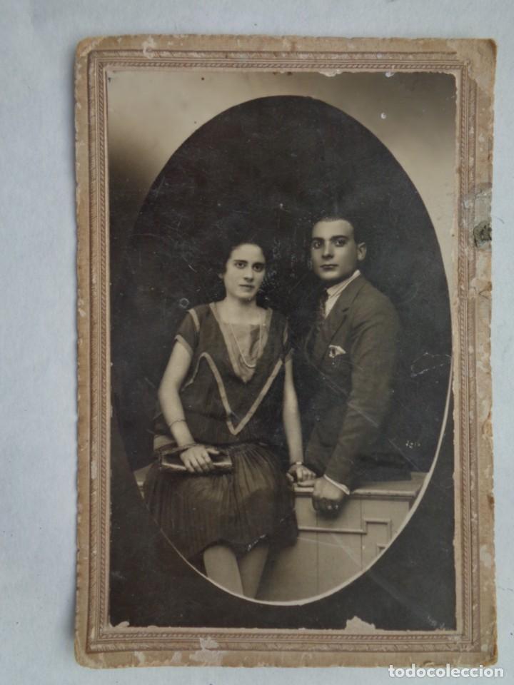 Antique Photography: PRECIOSA FOTO DE ESTUDIO DE PAREJA , A&Ntilde;OS 20 - 30