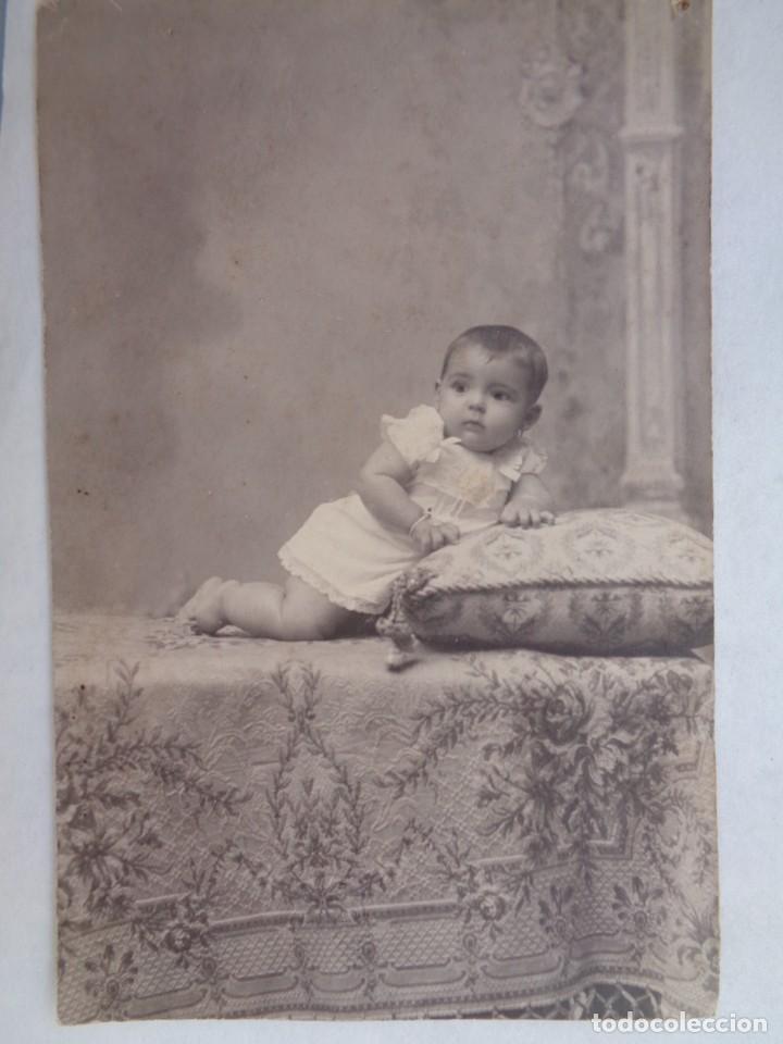 Antique Photography: PRECIOSA FOTO DE ESTUDIO DE NI&Ntilde;A , PRINCIPIOS DE SIGLO