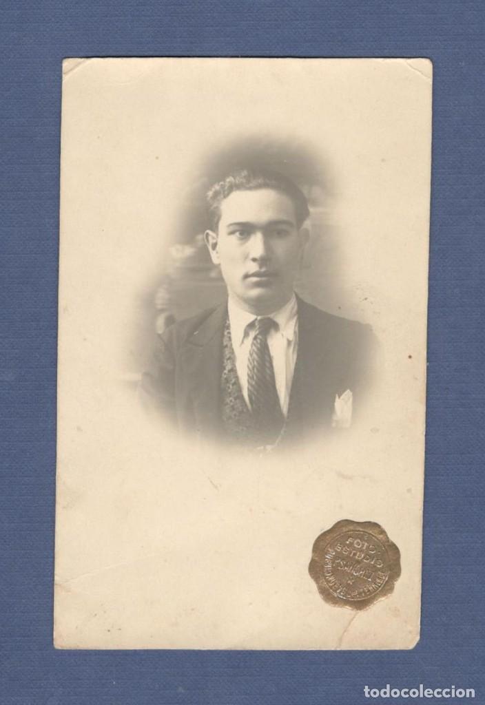 Fotograf&iacute;a antigua: RETRATO. FOTO ESTUDIO P. SANCHEZ, PUEBLONUEVO del TERRIBLE (CORDOBA) - A&Ntilde;OS 1910/20. TARJETA POSTAL