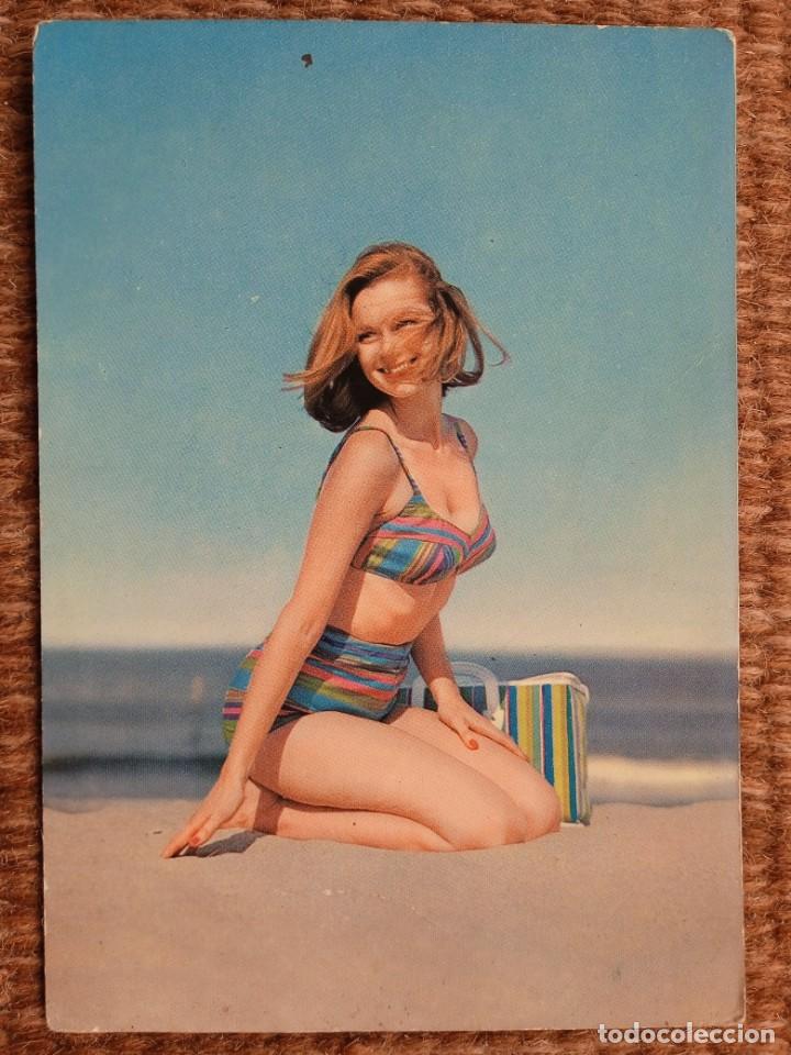 Fotografia antica: PIN UP - BA&Ntilde;ISTA - SE&Ntilde;ORITA POSANDO EN BIKINI