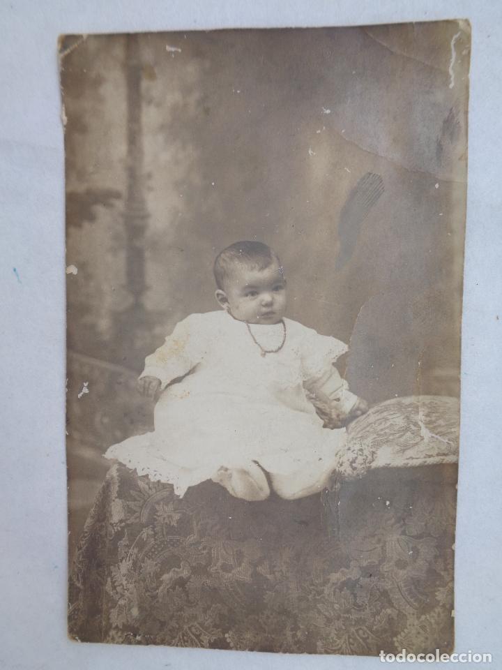 Fotografia antica: PRECIOSA FOTO DE ESTUDIO DE NI&Ntilde;A PEQUE&Ntilde;A, PRINCIPIOS SIGLO