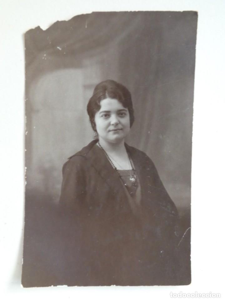 Fotografia antica: PRECIOSA FOTO DE ESTUDIO DE SE&Ntilde;ORITA, PRINCPIOS DE SIGLO