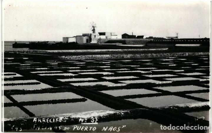Fotografia antica: LAS SALINAS DE PUERTO NAOS - ARRECIFE - AQUILES HEITZ - N&ordm;37