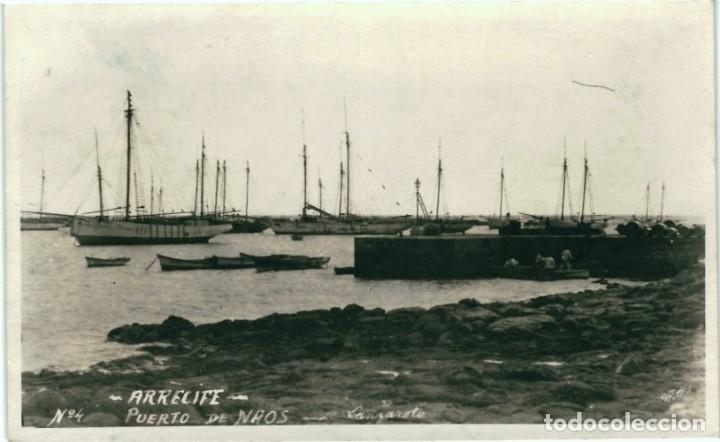 Fotografia antica: PUERTO DE NAOS - ARRECIFE - LANZAROTE - N&ordm; 4 - AQUILES HEITZ -