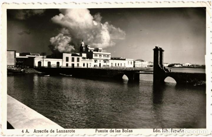 Fotografia antica: PUENTE DE LAS BOLAS -ARRECIFE DE LANZAROTE