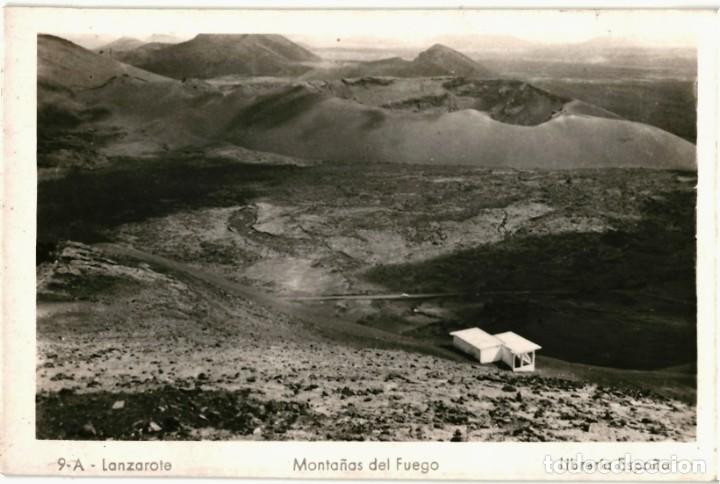 Fotografia antica: MONTA&Ntilde;AS DE FUEGO - LANZAROTE - LIBRERIA ESPA&Ntilde;A - (0467)