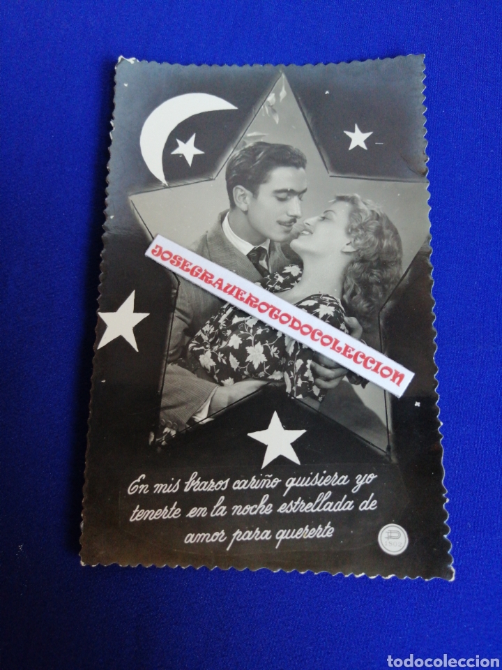 Alte Fotografie: MODELOS POSANDO ESTRELLA DE CINE FOTOGRAF&Iacute;A POSTAL A&Ntilde;O 1952