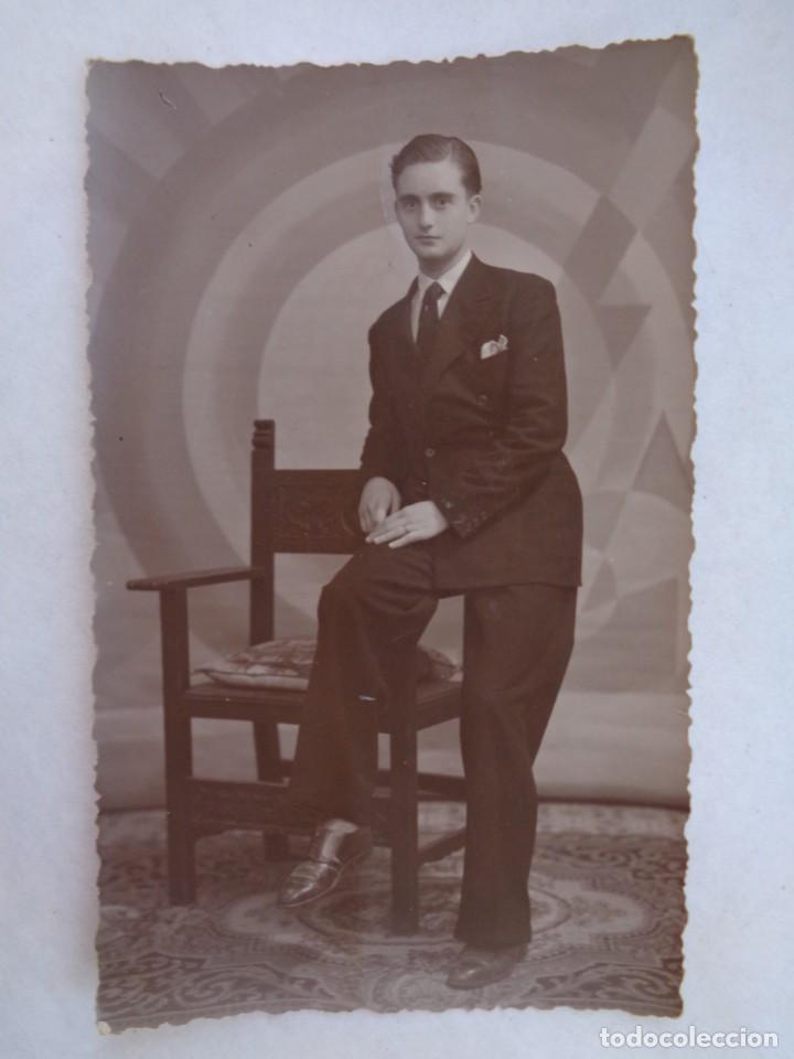 Fotografia antica: BONITA FOTO DE ESTUDIO DE JOVEN ELEGANTE, A&Ntilde;OS 30