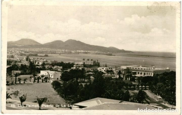 Alte Fotografie: TARJETA POSTAL PUERTO DE LA LUZ -LAS PALMAS- BAZAR ALEMAN N&ordm; 49