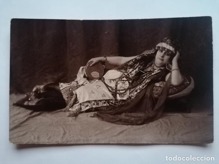 Antique Photography: POSTAL FOTOGRAFIA, ODALISCA, SIN CIRCULAR